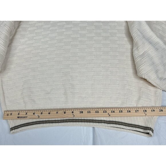 Vintage Fieldmaster Sweater Men’s L Woods Duck Hunting Embroidered Textured Knit - Picture 10 of 13